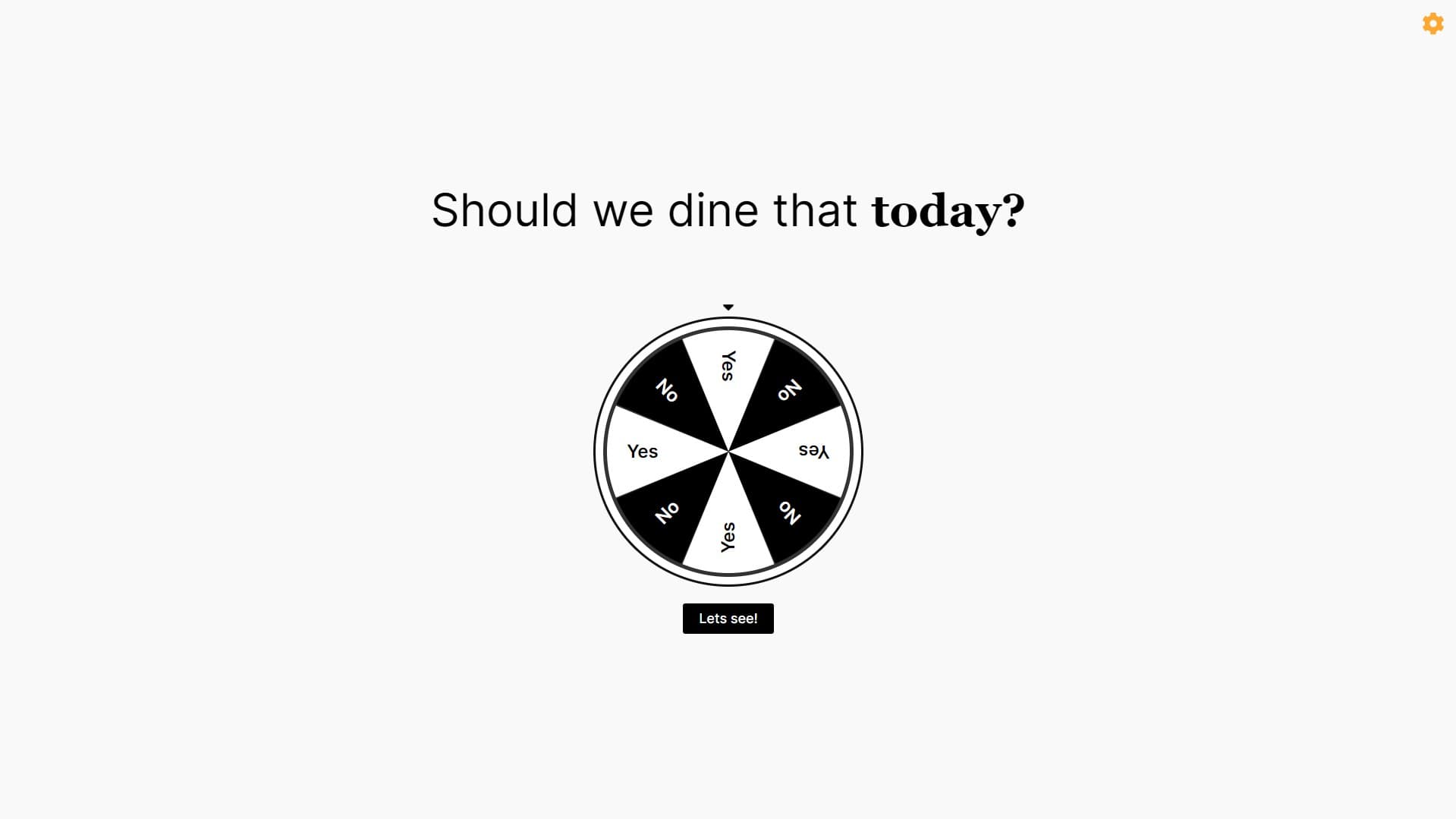 Should we dine that today? preview